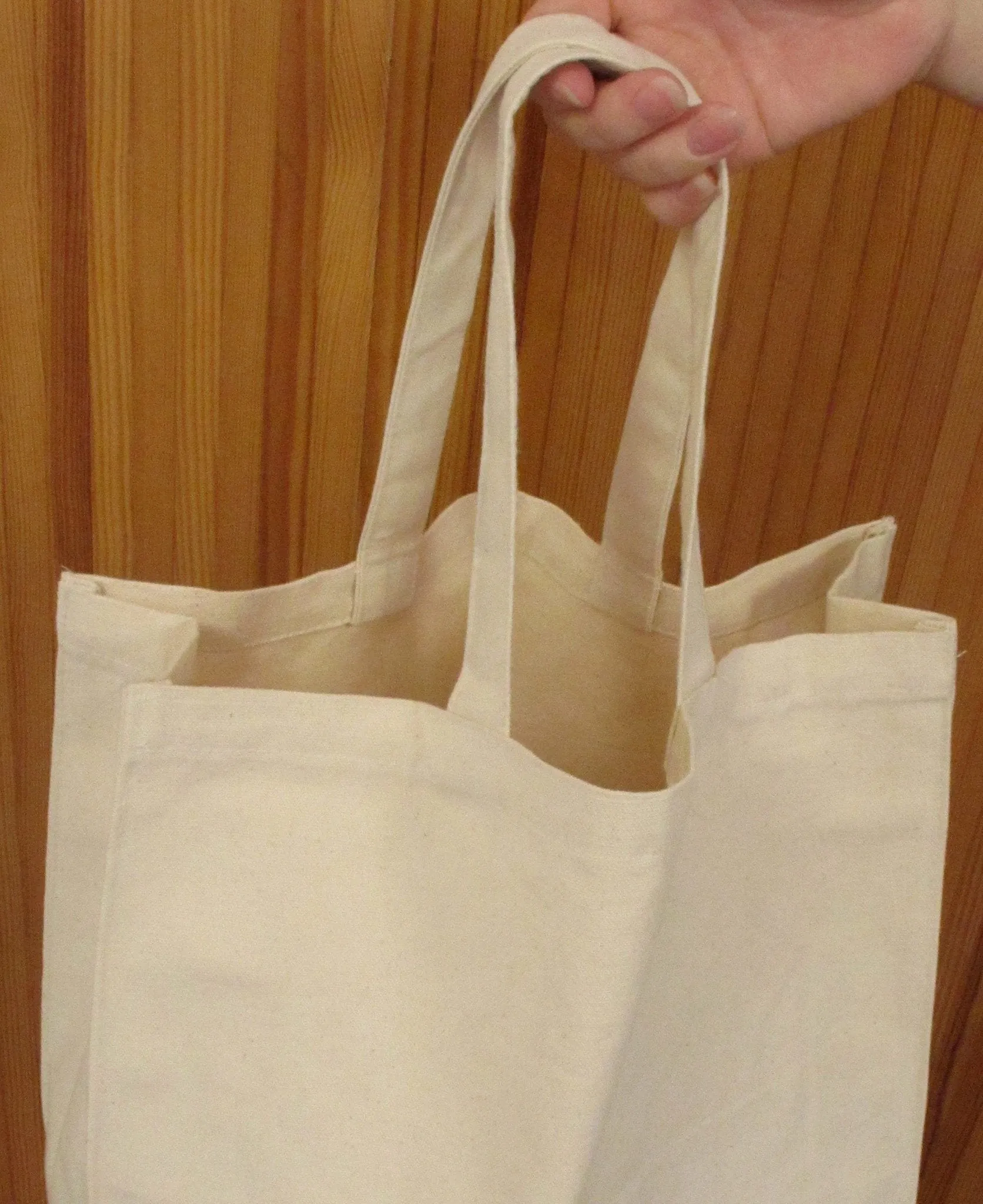 12 ct Affordable Canvas Tote Bag / Book Bag with Gusset - By Dozen