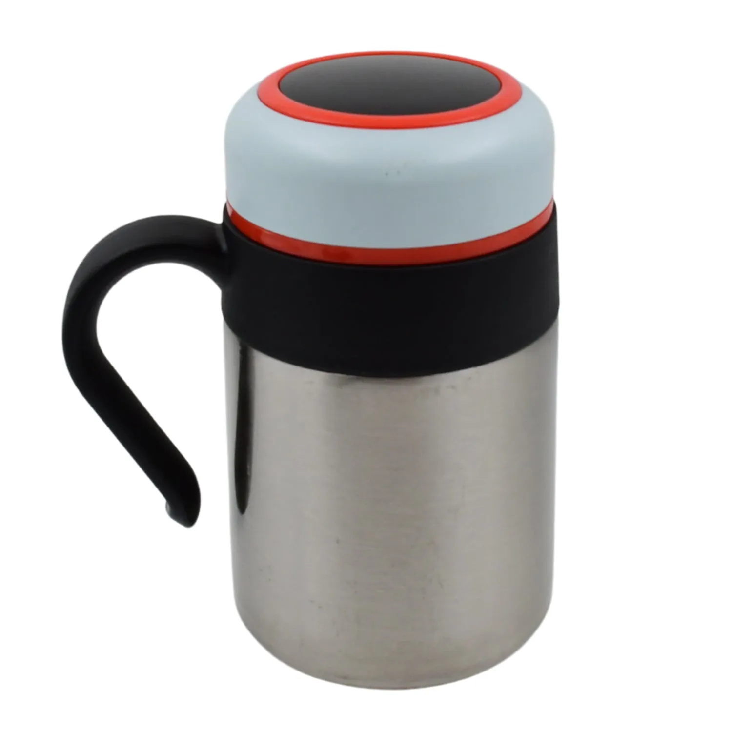 13226 Stainless Steel Mug / Bottle Vacuum Insulated Cup With Handle & Small Cup (420 ML)