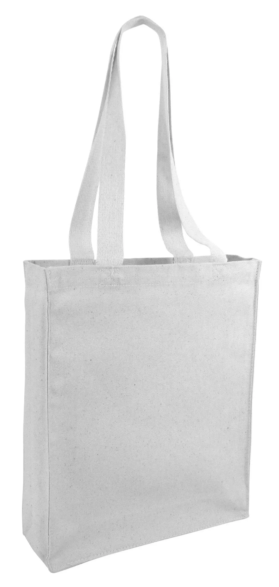 144 ct Affordable Canvas Tote Bag / Book Bag with Gusset - By Case