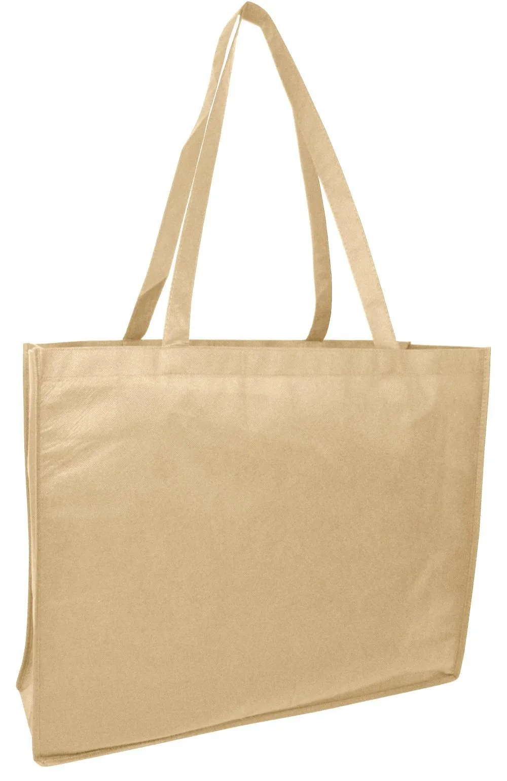 250 ct Promotional Large Size Non-Woven Tote Bag - By Case