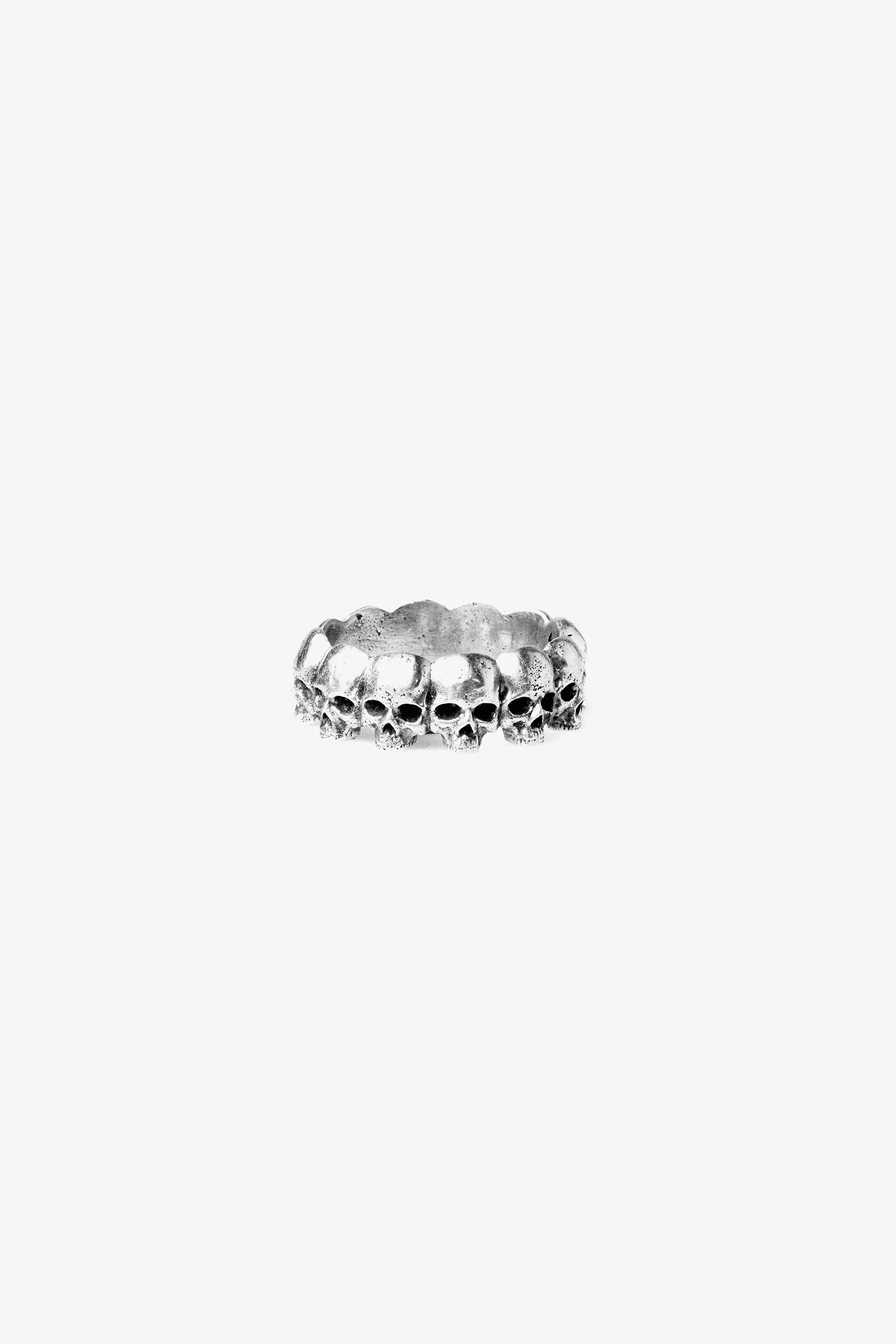 .925 Skulls Ring