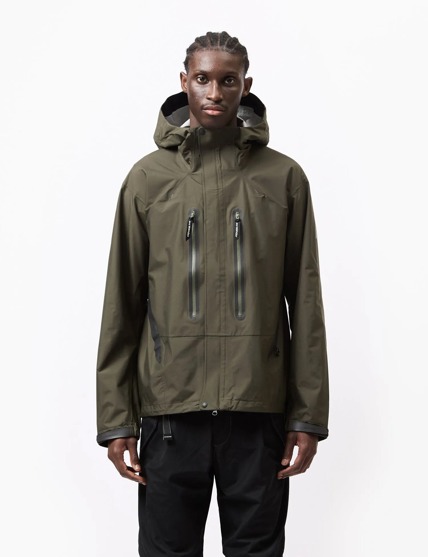 and Wander Hiker Rain Jacket 42.5L - Olive Green