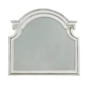 Asalaj Antique White Mirror