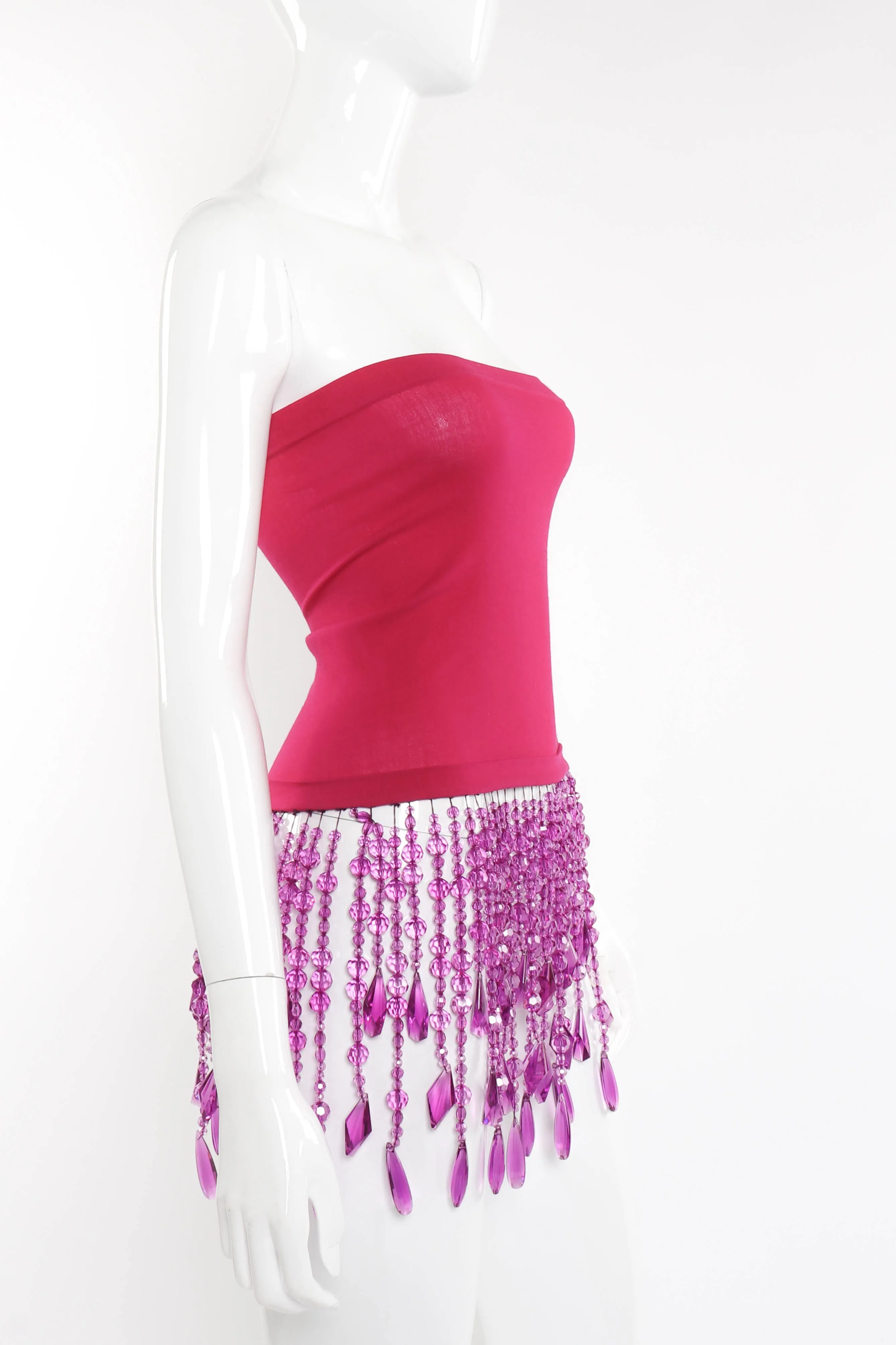 Bead Fringe Tube Top