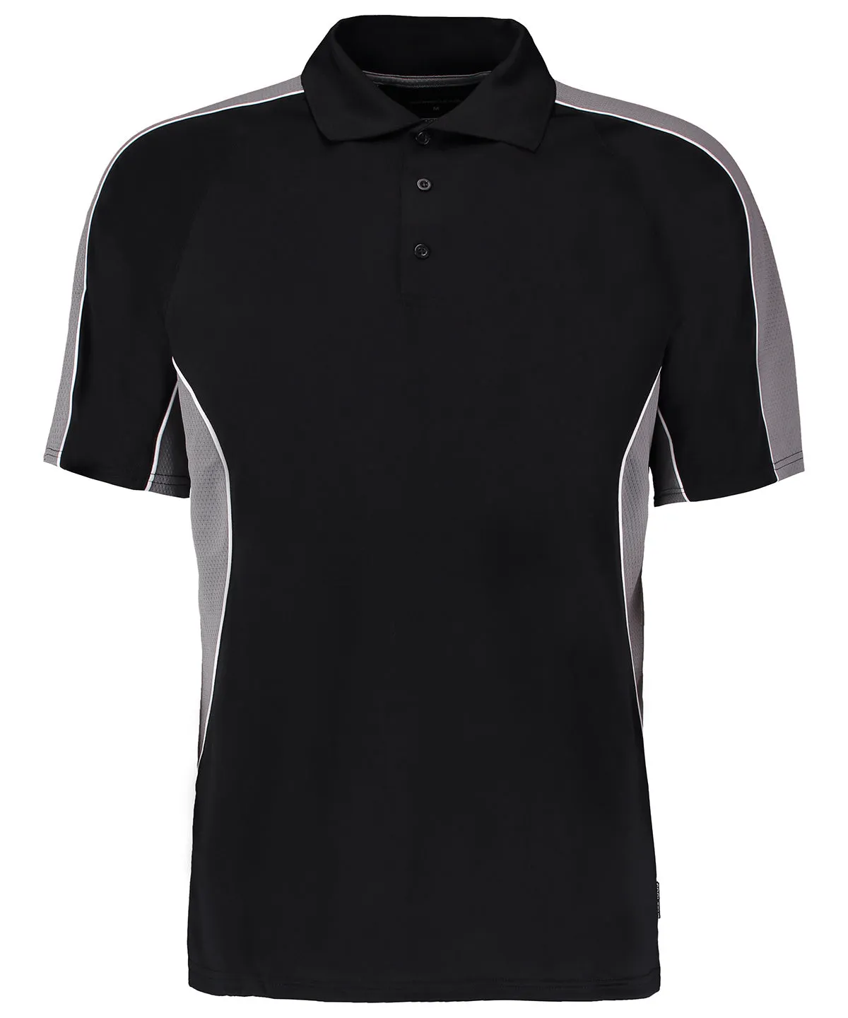 Black/Grey - Gamegear Cooltex active polo shirt (classic fit)