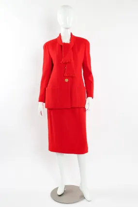 Boucle Wool Jacket & Skirt Set