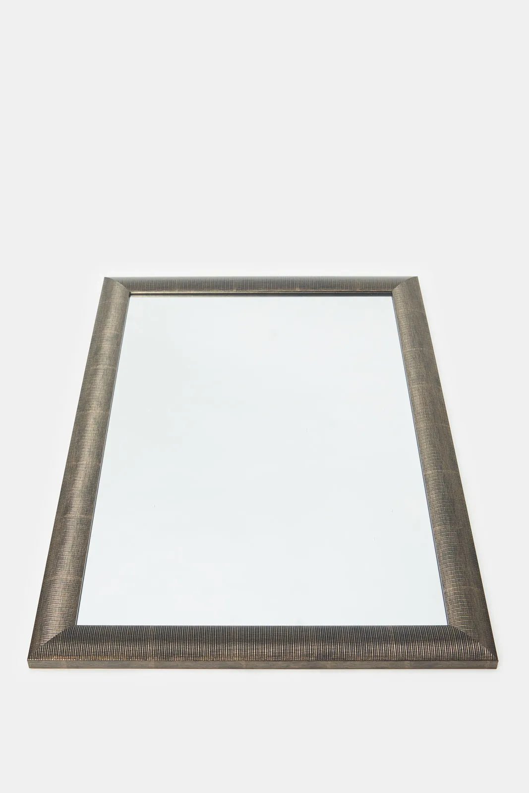 Brown Square Decorative Wall Mirror