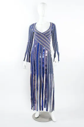 Chain Weave Fringe Dress