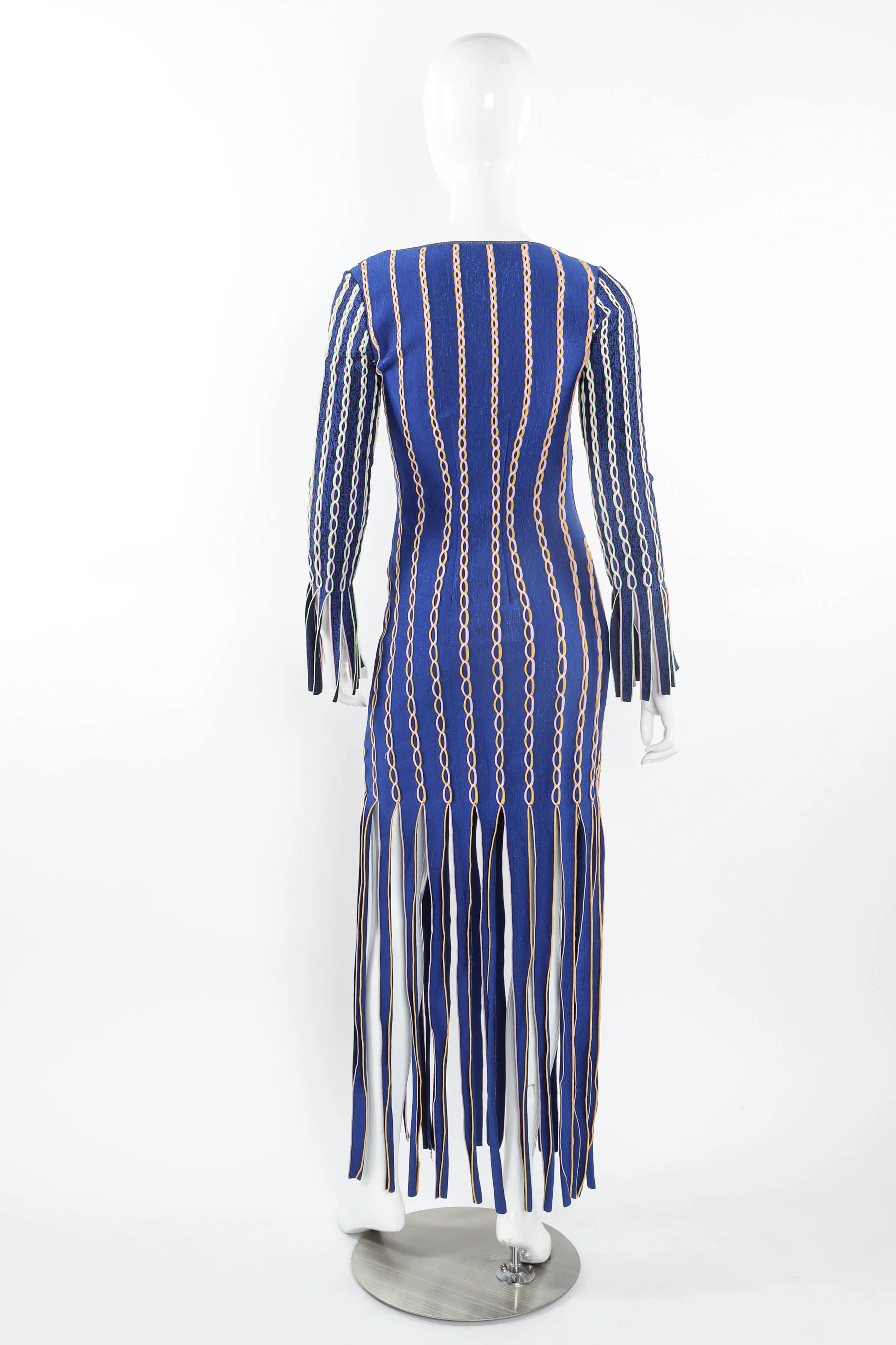 Chain Weave Fringe Dress