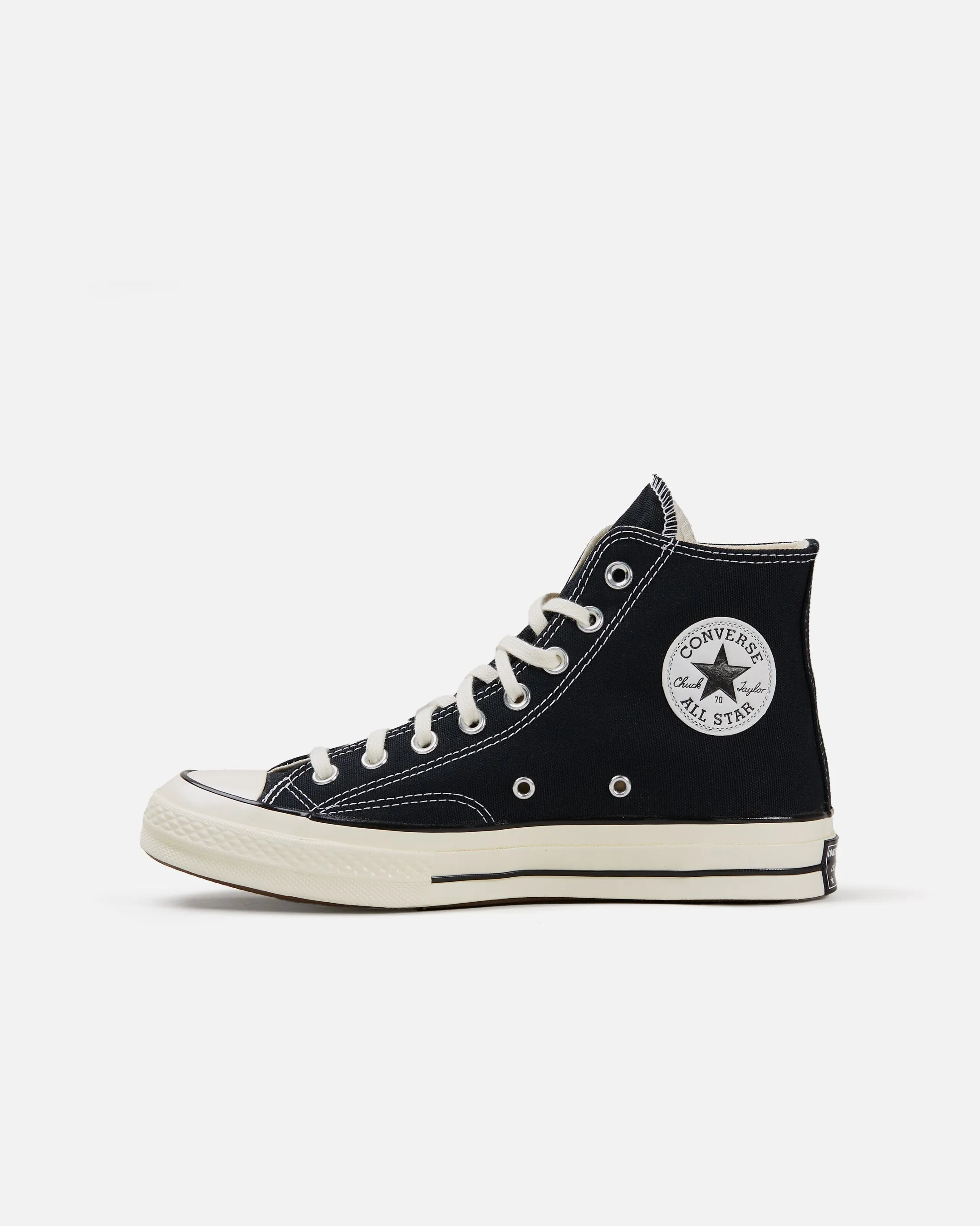 Chuck 70 Hi Canvas - Black / Black / Egret