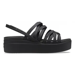 Crocs Brooklyn Strappy Low Wedge W 206751 001 black