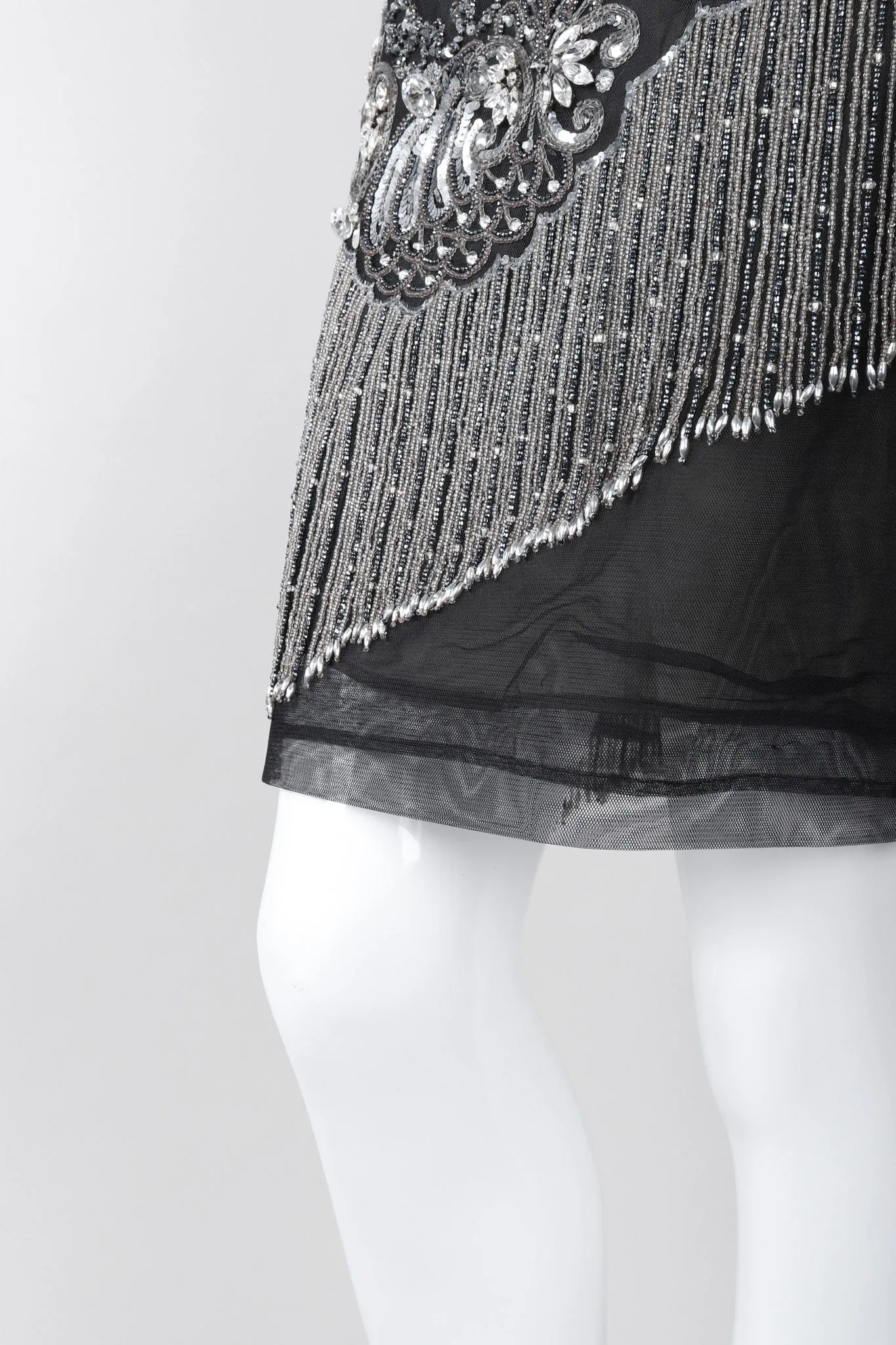 Crystal Fringe Skirt