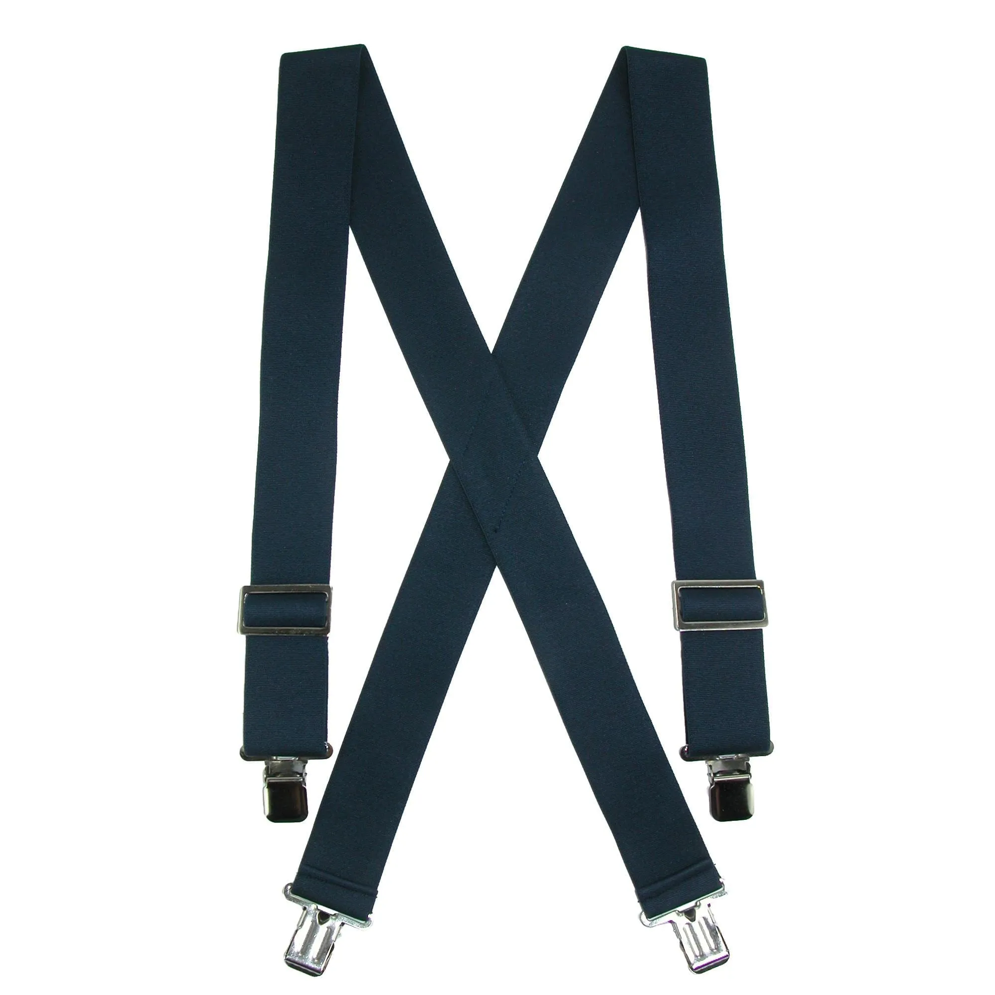 CTM® Men's Elastic Heavy Duty Basic Clip-End Work Suspender