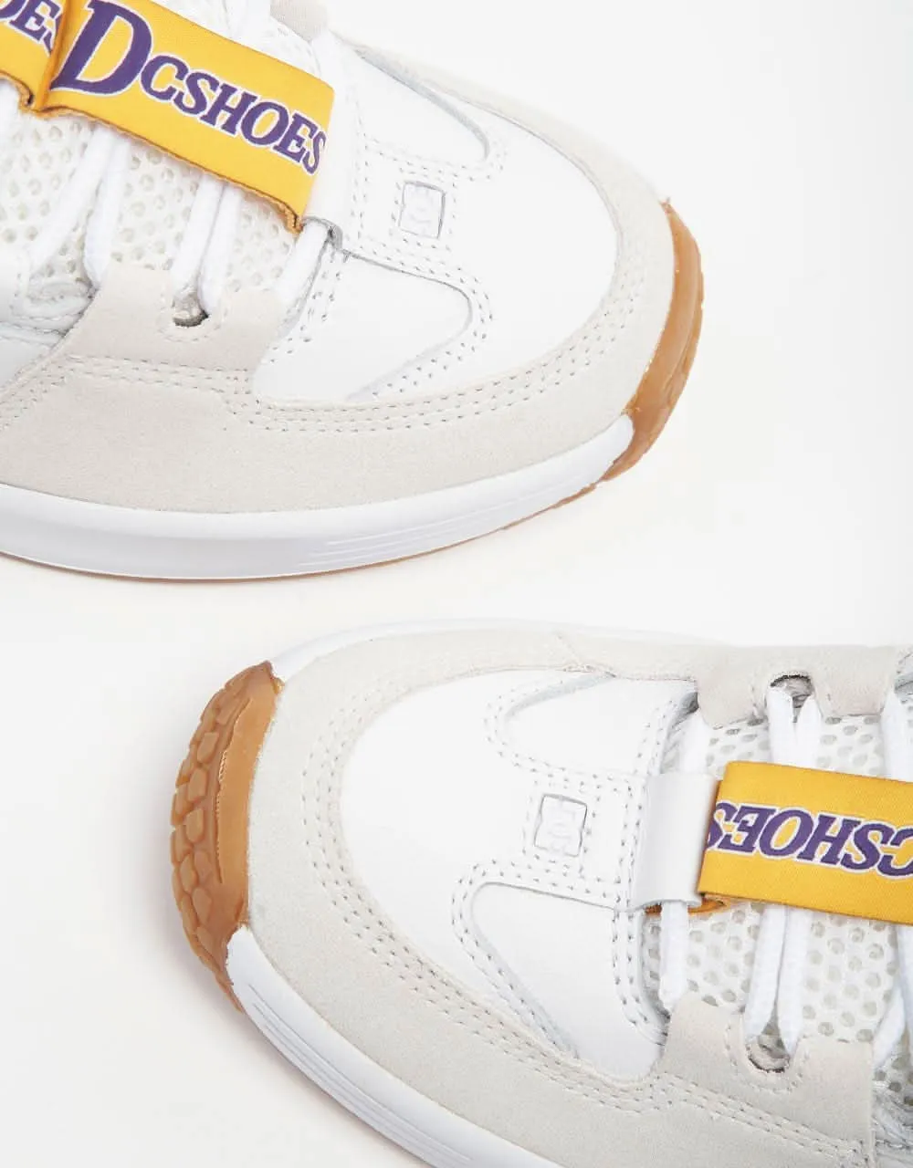 DC Lynx OG Skate Shoes - White/Purple