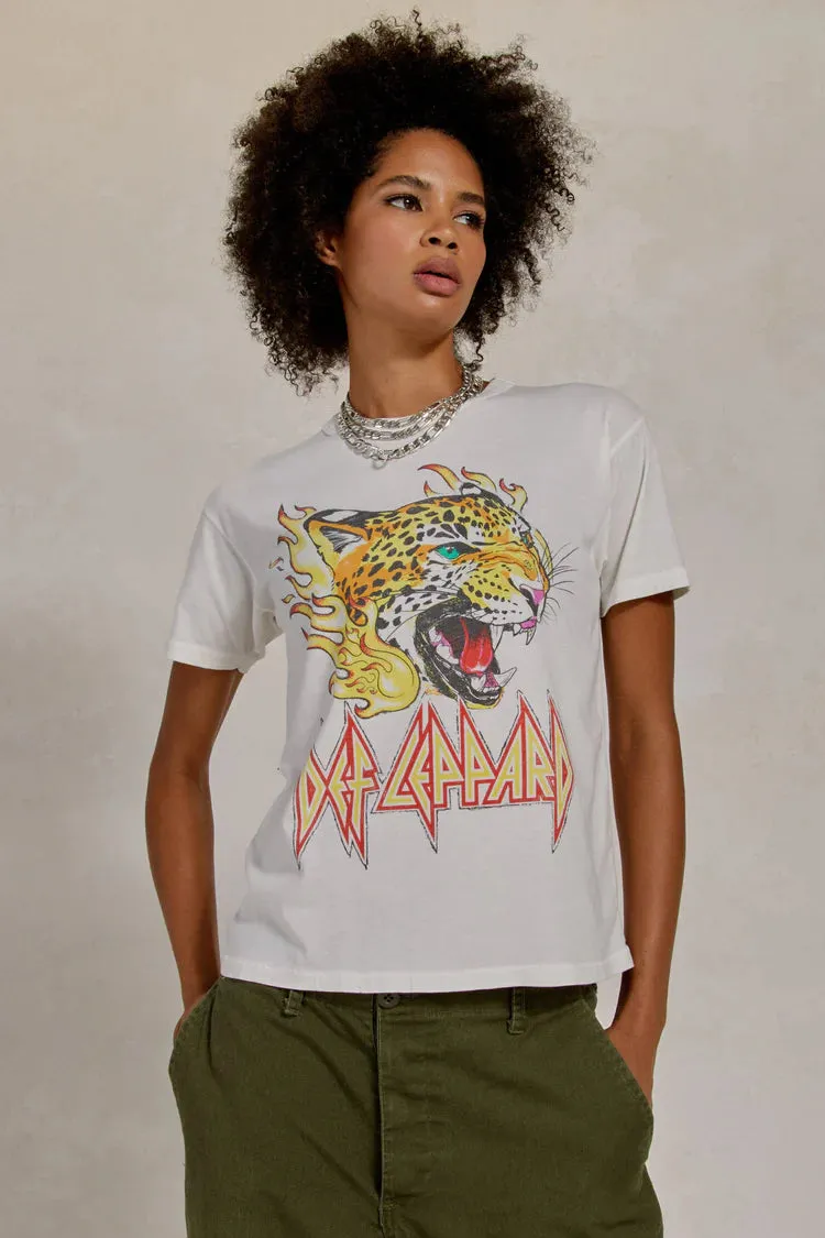 DEF LEPPARD TNT PYROMANIA '83 RINGER TEE