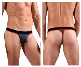 Doreanse 1012-CHR Borderline Thongs Color Charcoal