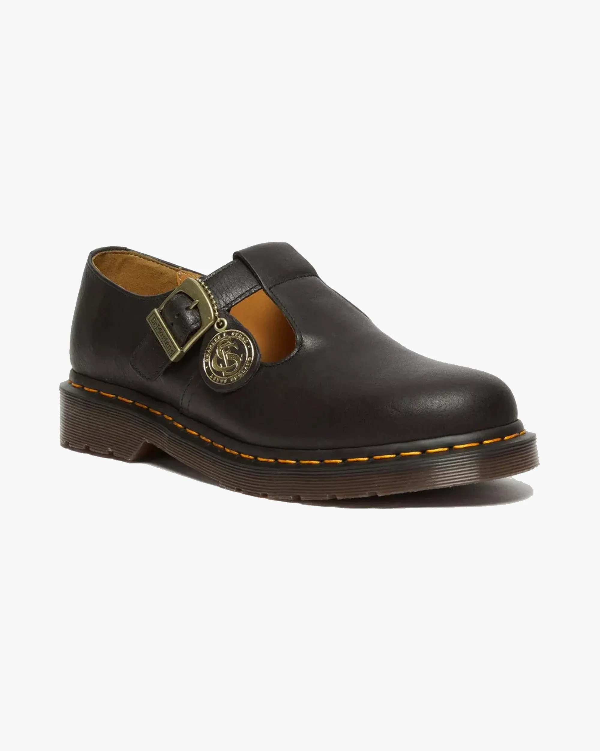 Dr Martens Archive T-Bar Regency Calf Mary Jane Shoes - Black