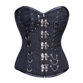 Dusk Gothic Pinstripe Corset