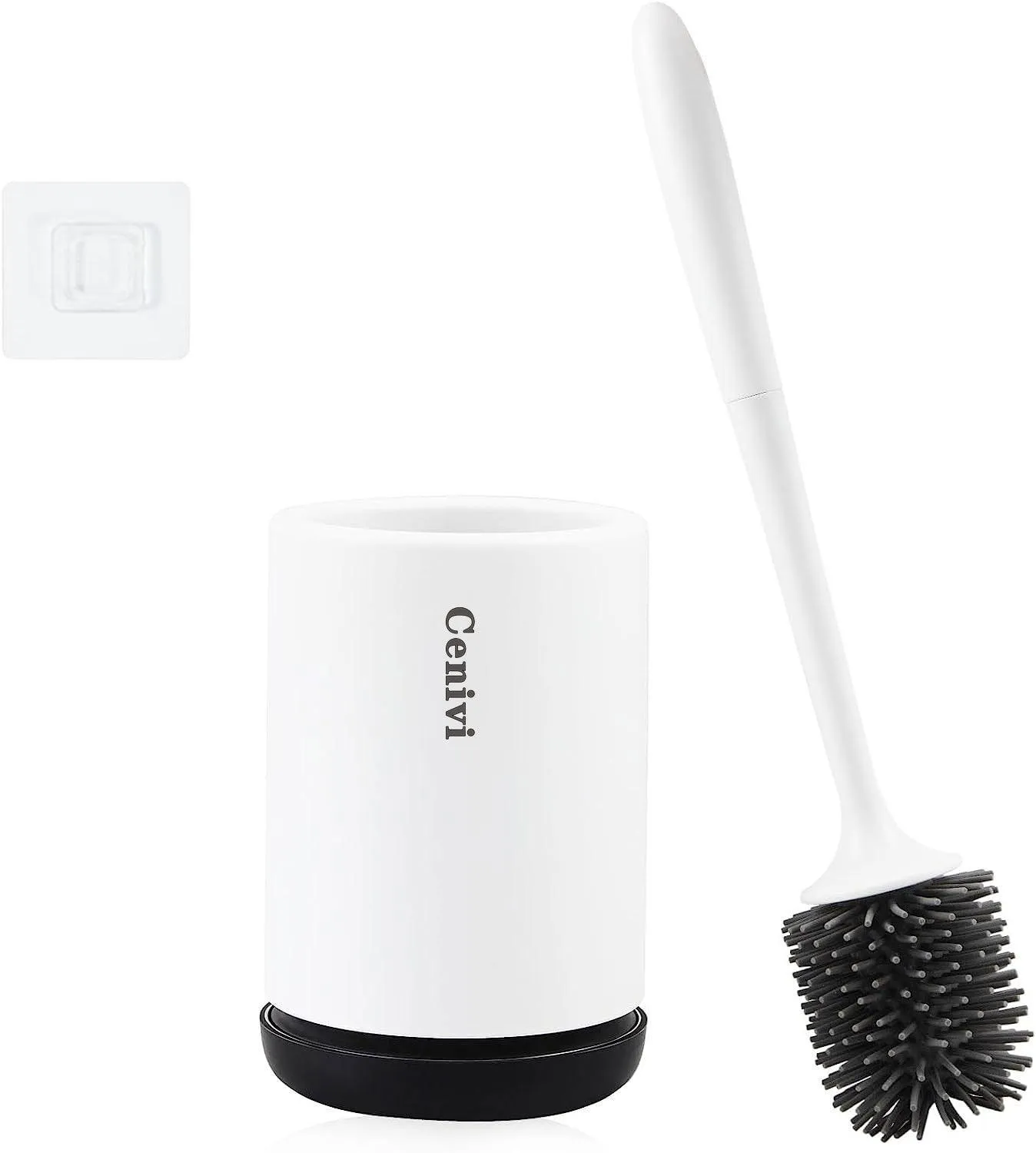 Elegant Non-Stick Toilet Brush with Soft Plastic Head