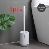 Elegant Non-Stick Toilet Brush with Soft Plastic Head