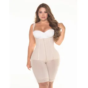 Fajas MariaE RA003 Fajas Colombianas Tummy Control Compression Garment | Open Bust Shapewear  | Powernet