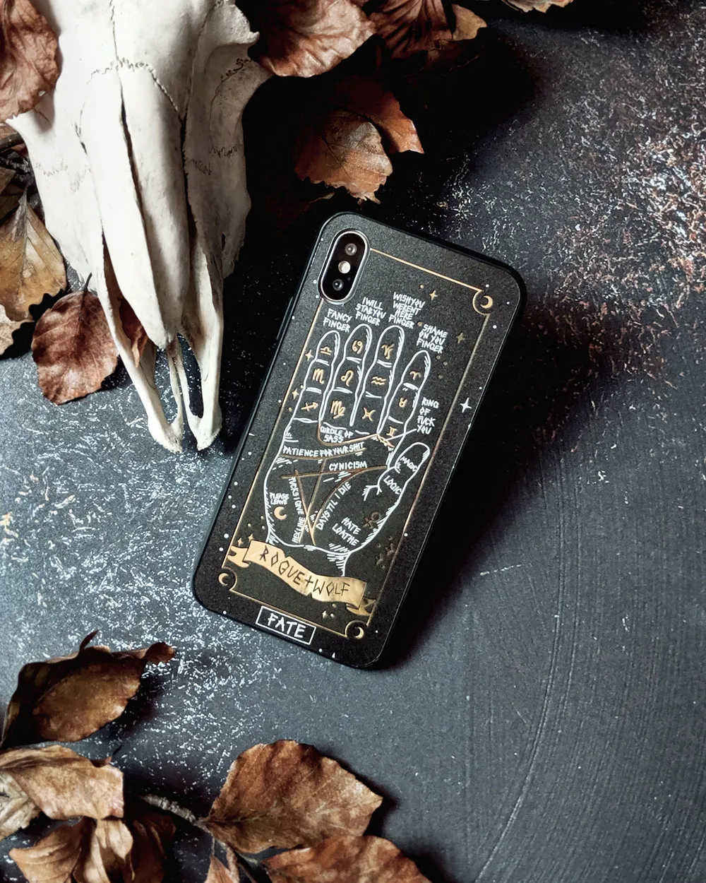 Fate Tarot Phone Case - Mirror Gold Details