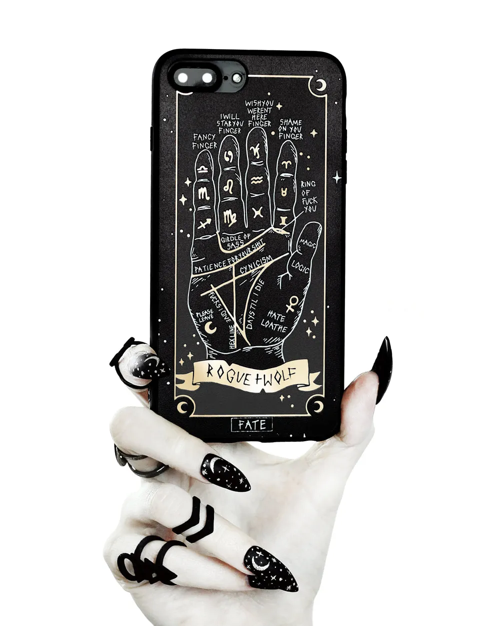 Fate Tarot Phone Case - Mirror Gold Details