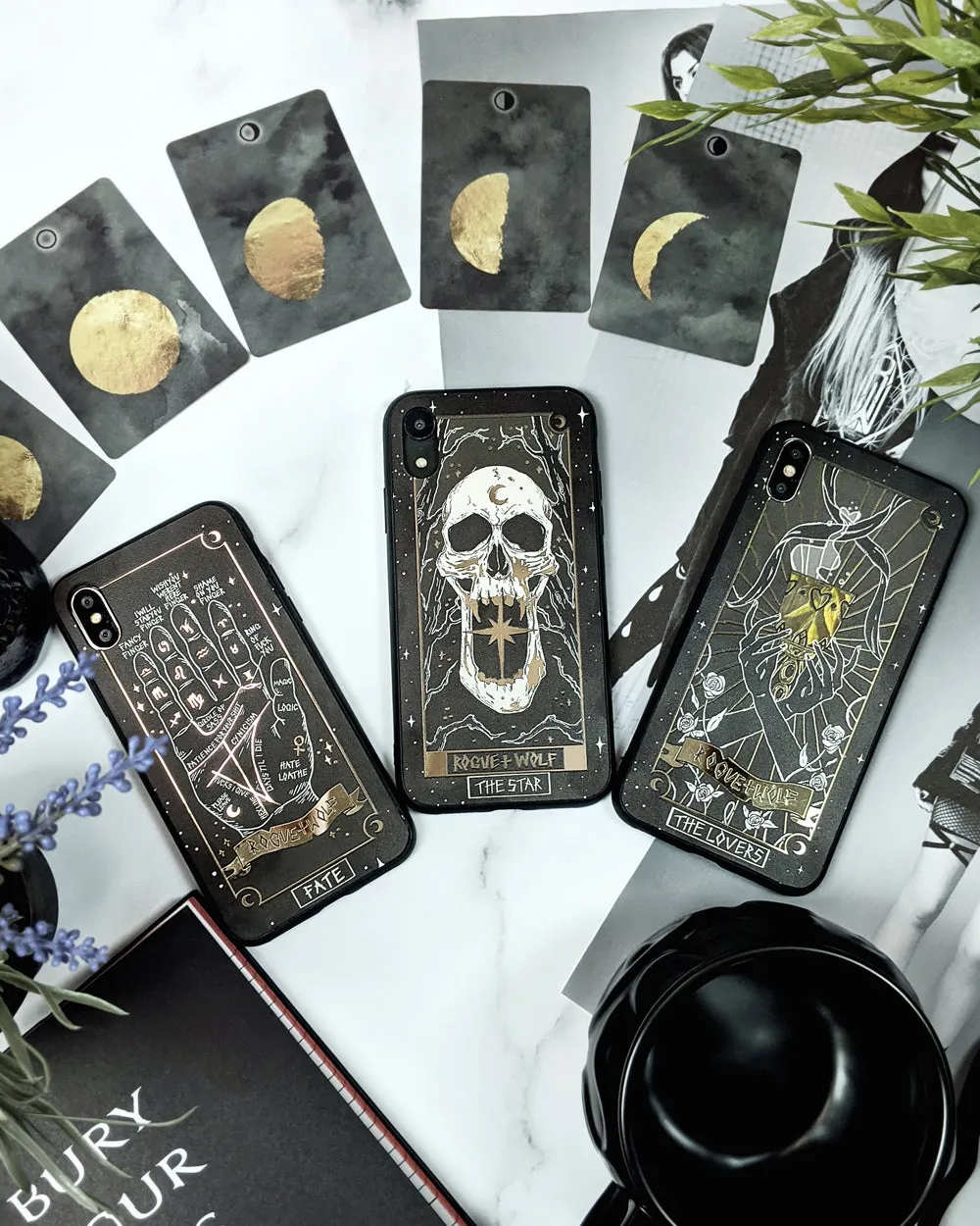 Fate Tarot Phone Case - Mirror Gold Details