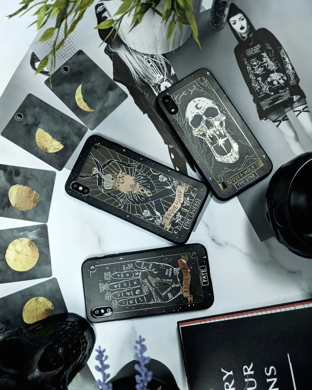 Fate Tarot Phone Case - Mirror Gold Details