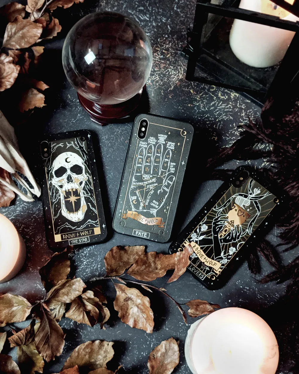 Fate Tarot Phone Case - Mirror Gold Details