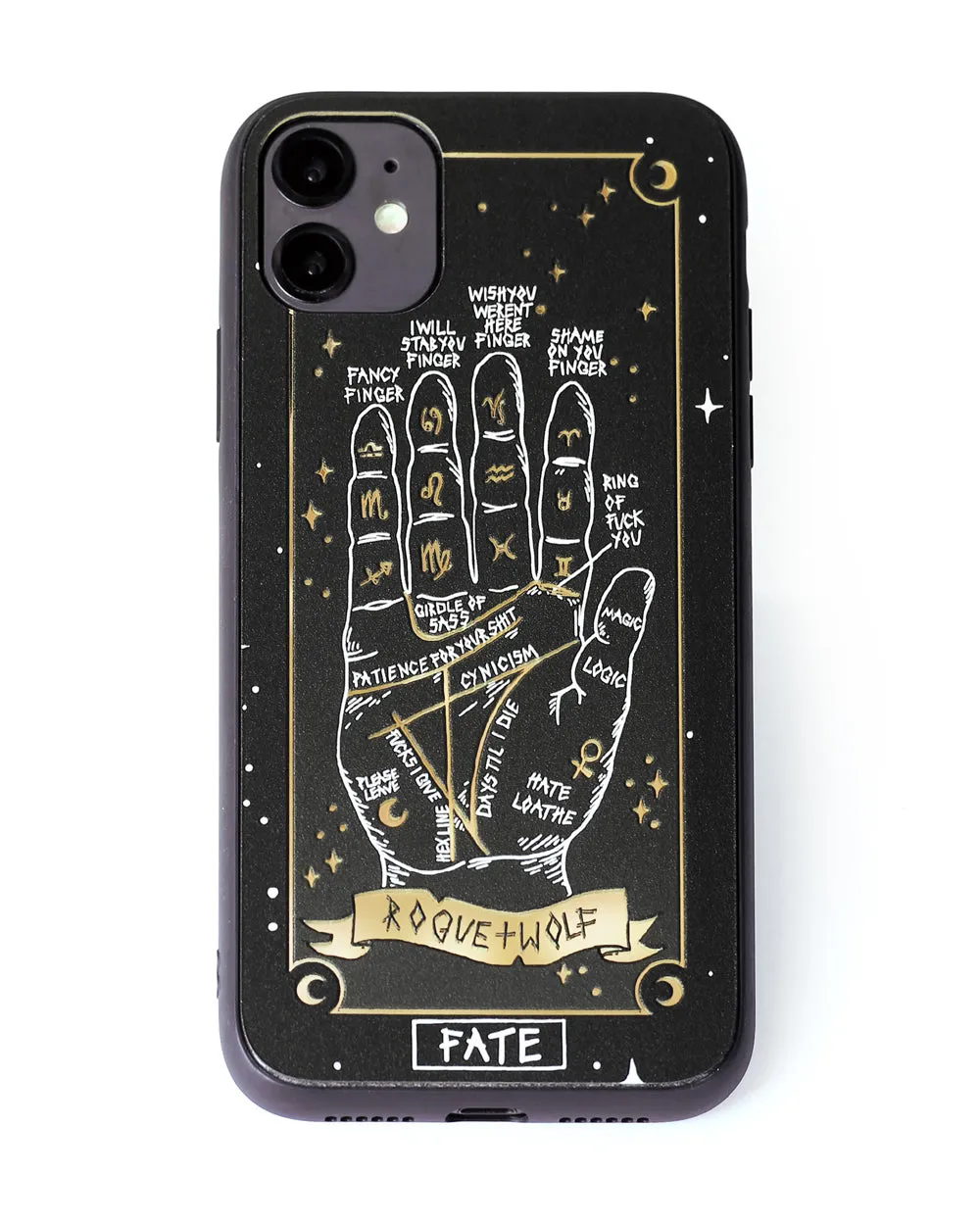 Fate Tarot Phone Case - Mirror Gold Details