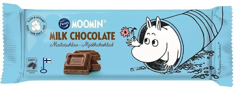 Fazer Moomin Milk Chocolate 68g