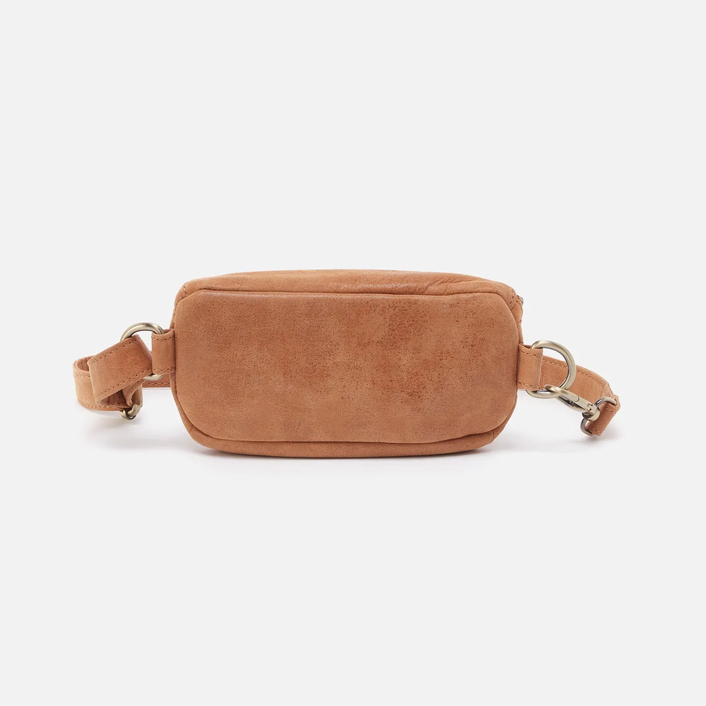 Fern Belt Bag In Buffed Leather - Whiskey