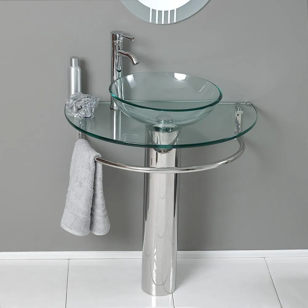 Fresca Attrazione 30 Modern Glass Bathroom Vanity