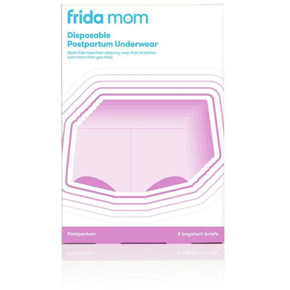 FridaMom Boyshort Disposable Postpartum Underwear (8 Pack)