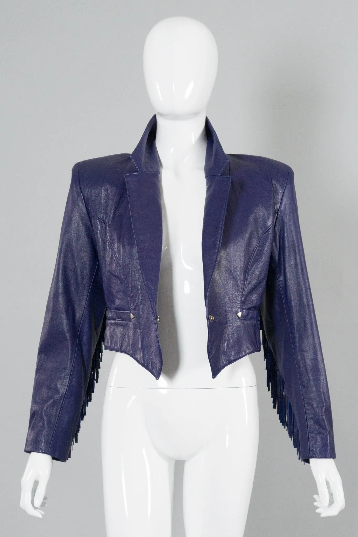 Fringe Leather Jacket