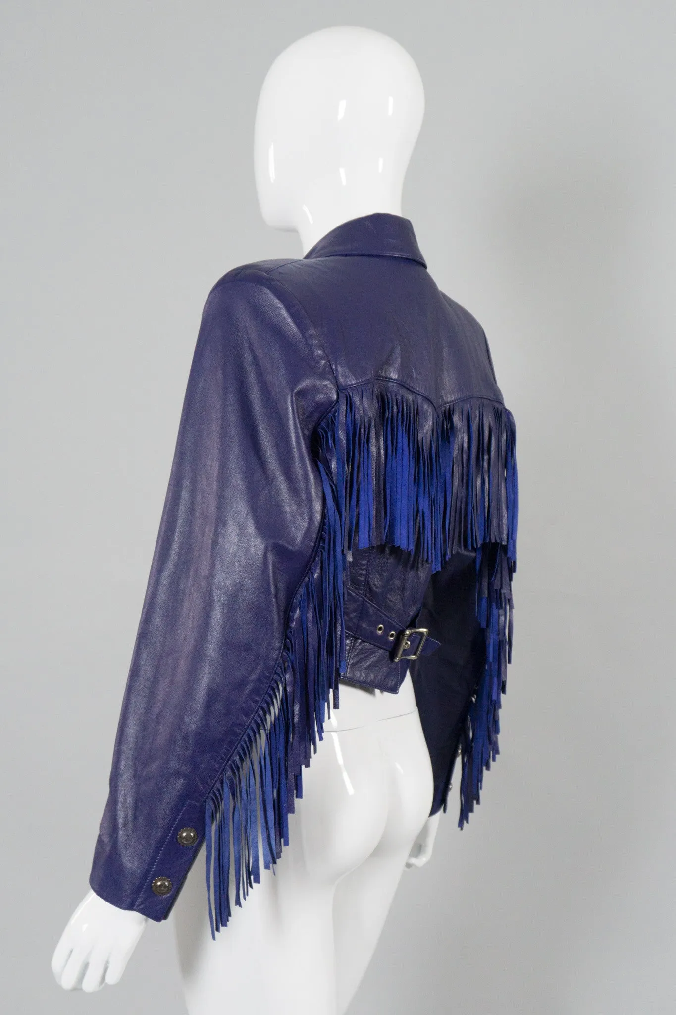 Fringe Leather Jacket