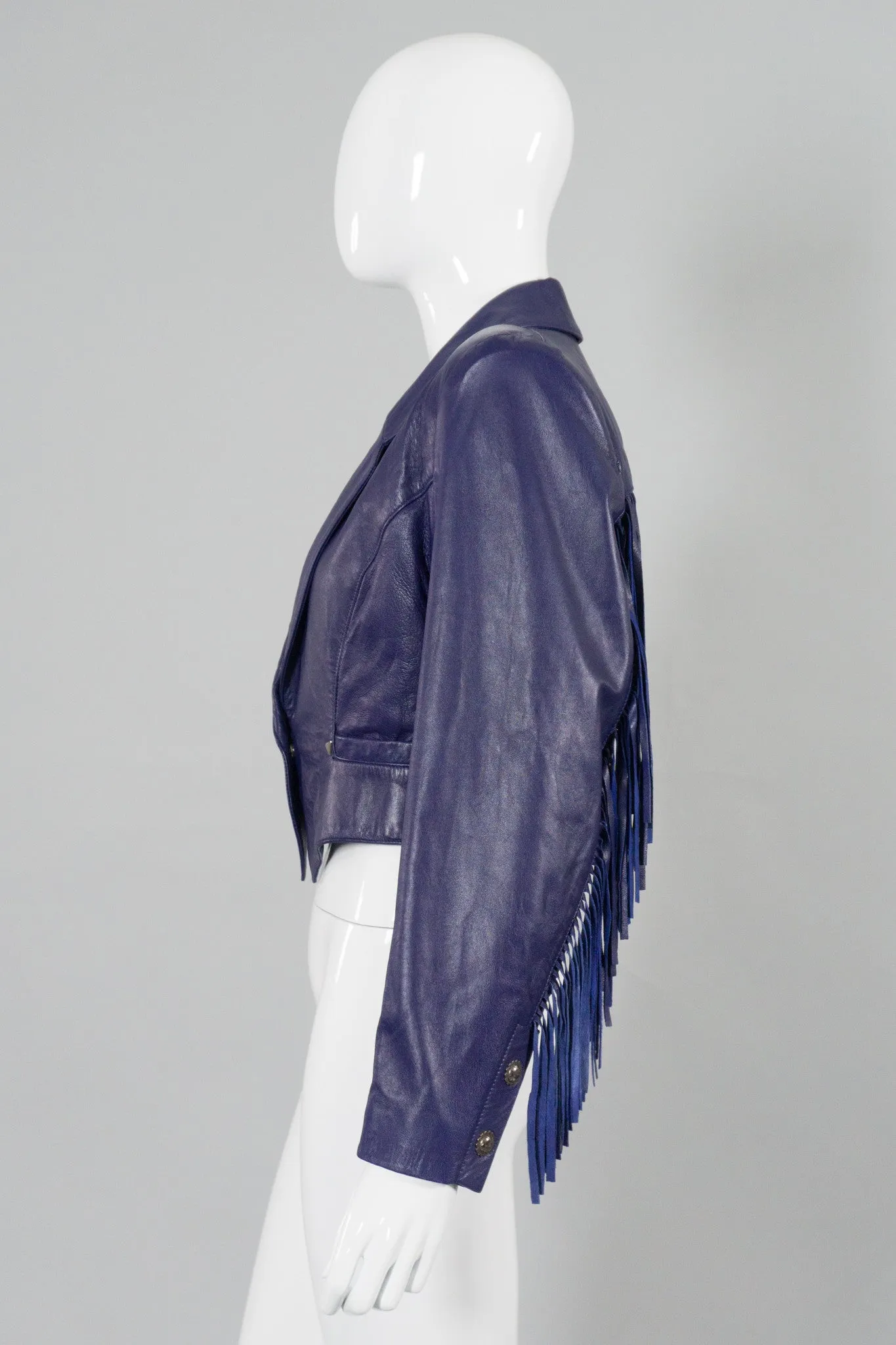 Fringe Leather Jacket