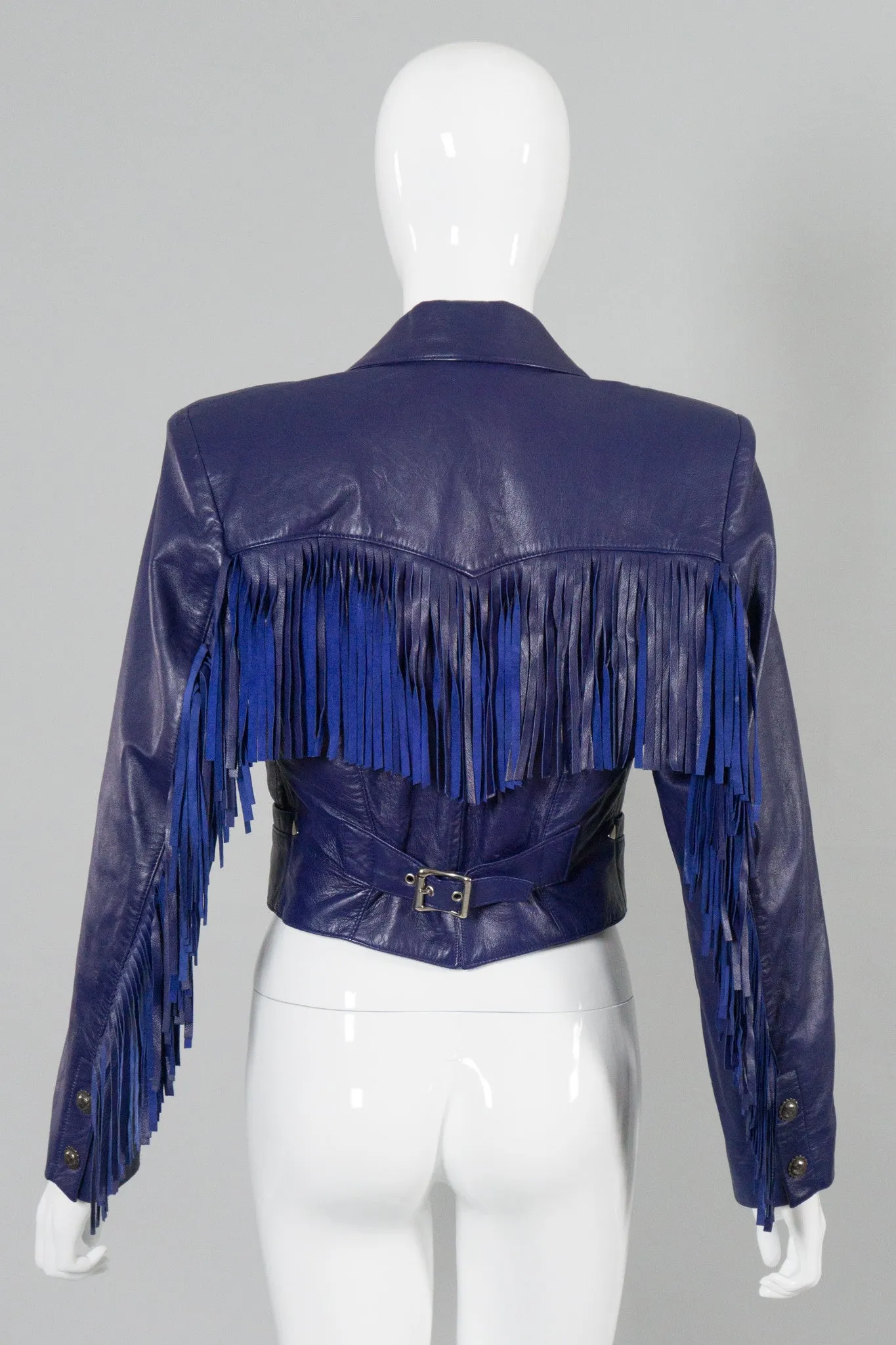 Fringe Leather Jacket