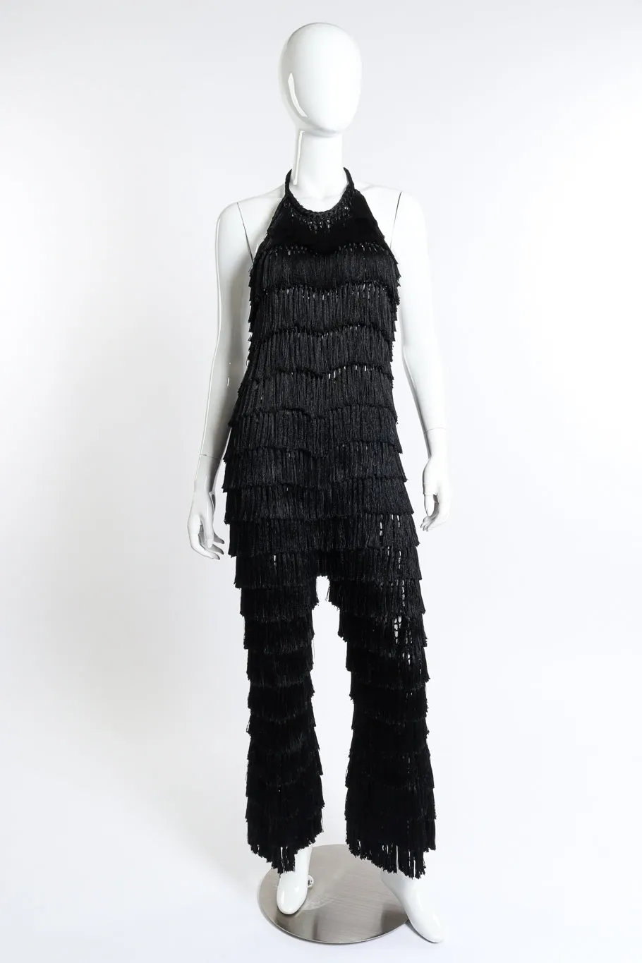 Fringe Lurex Jumpsuit