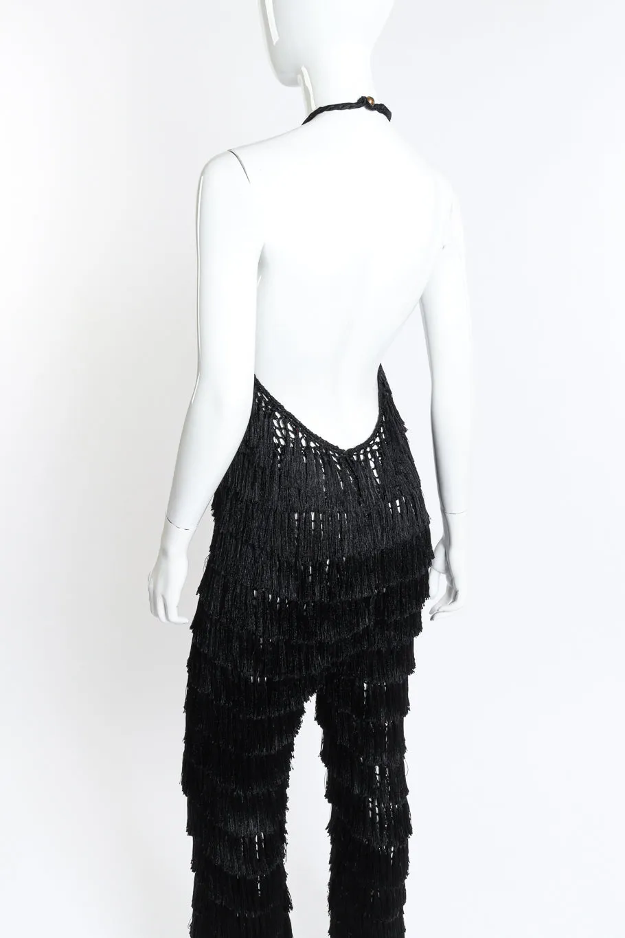 Fringe Lurex Jumpsuit