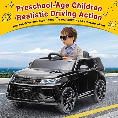 GARVEE 12V Mercedes-Benz G63 Kids Ride-On Car: Remote Control, LED Lights, Bluetooth, Music, Radio, Battery Powered, for Ages 3-8 - Black