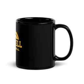 Hartnell Basketball Black Glossy Mug