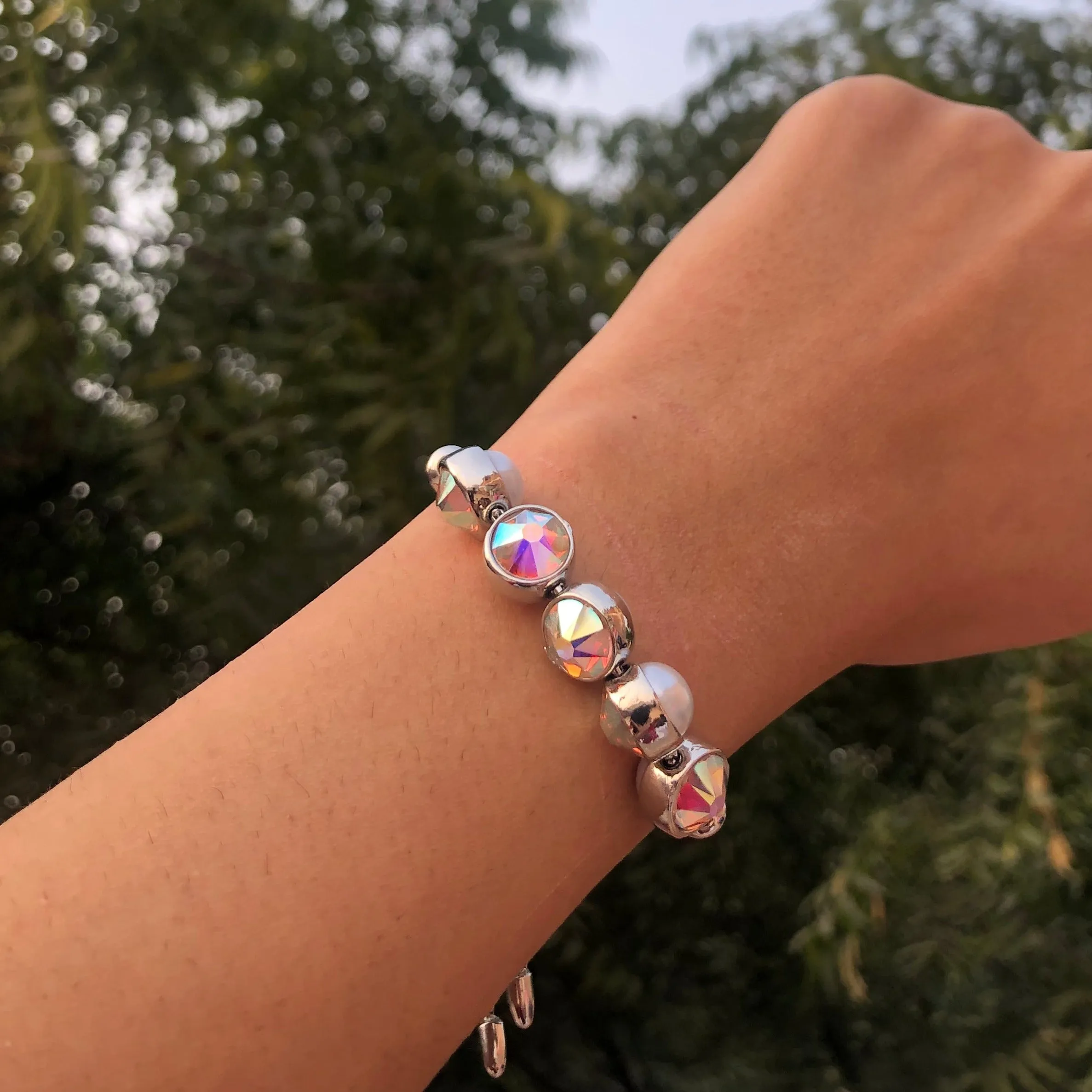 Holographic Charm Bracelet