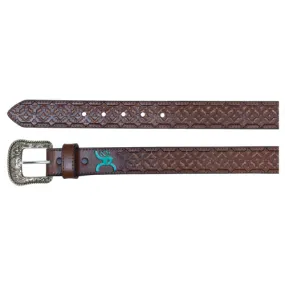 HOOey Men's Roughy Belt Chocolate Aztec