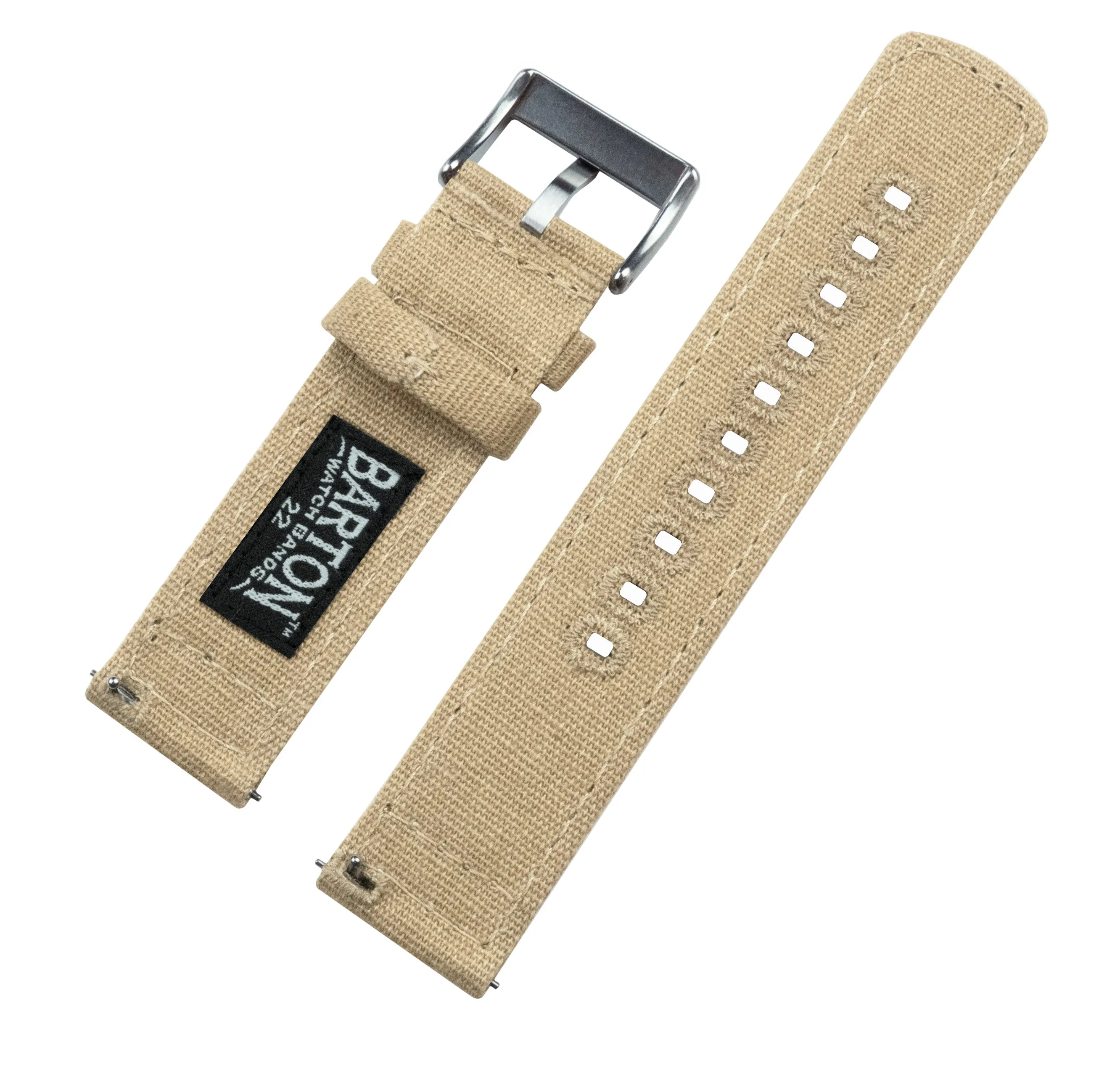 Khaki Crafted Canvas Watch Band