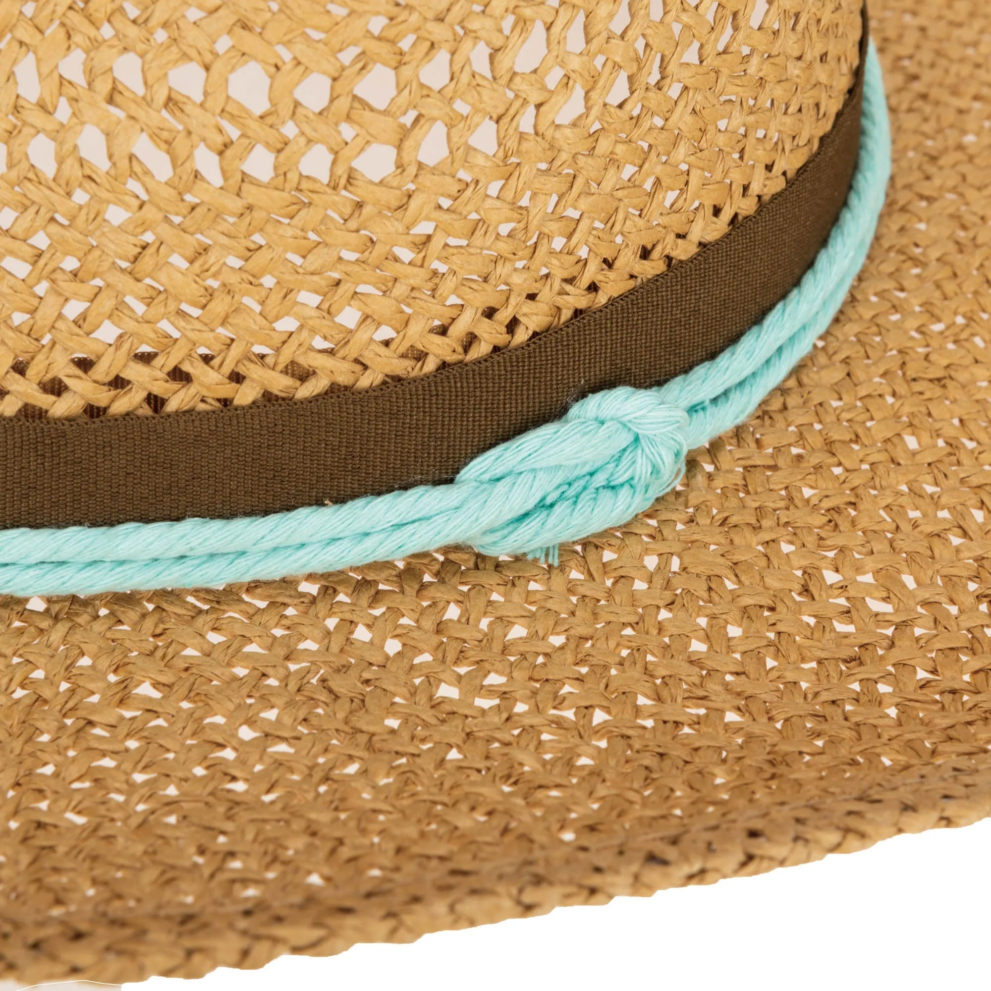 Kids Paper weave Fedora Hat