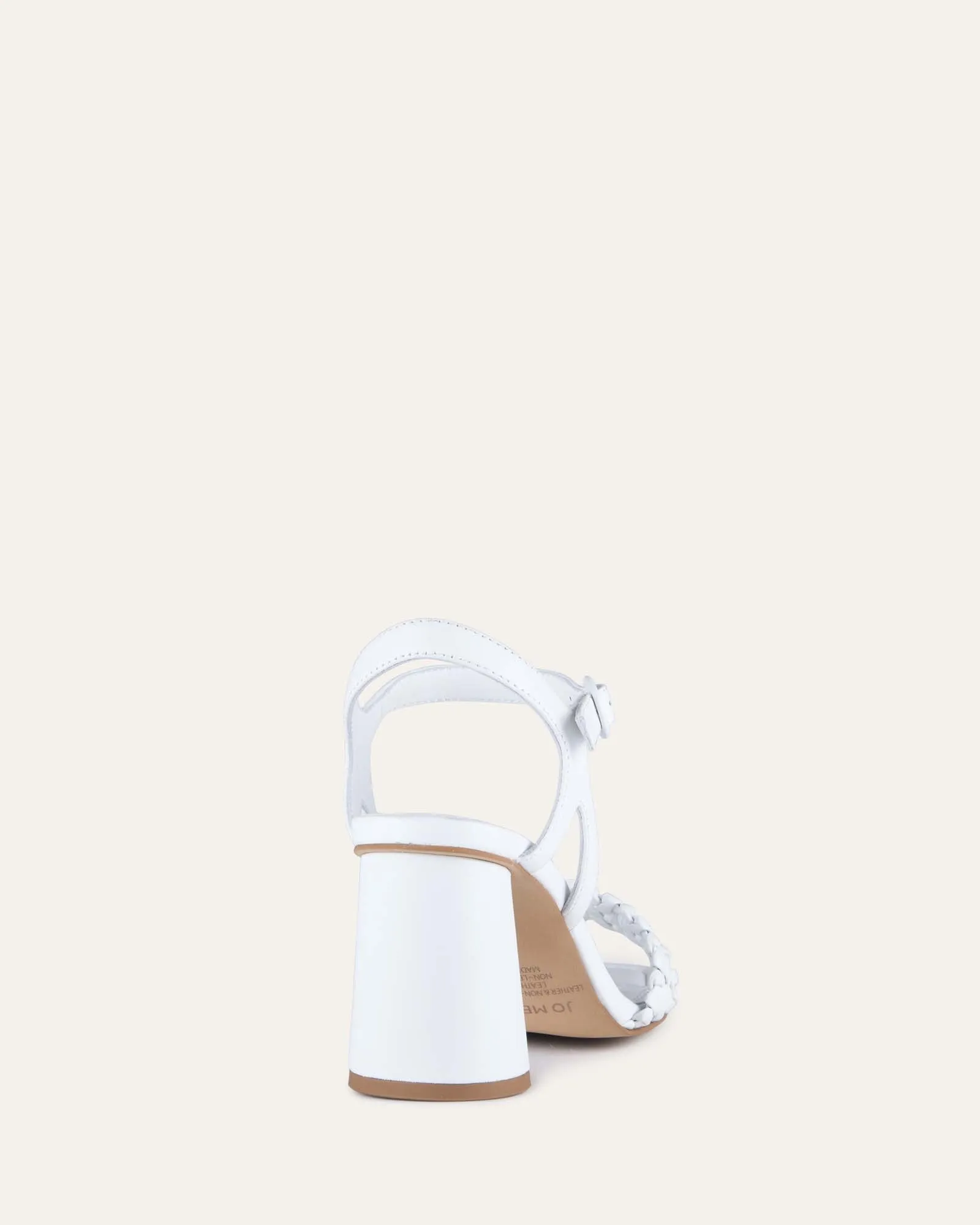 KIRBY HIGH HEEL SANDALS WHITE