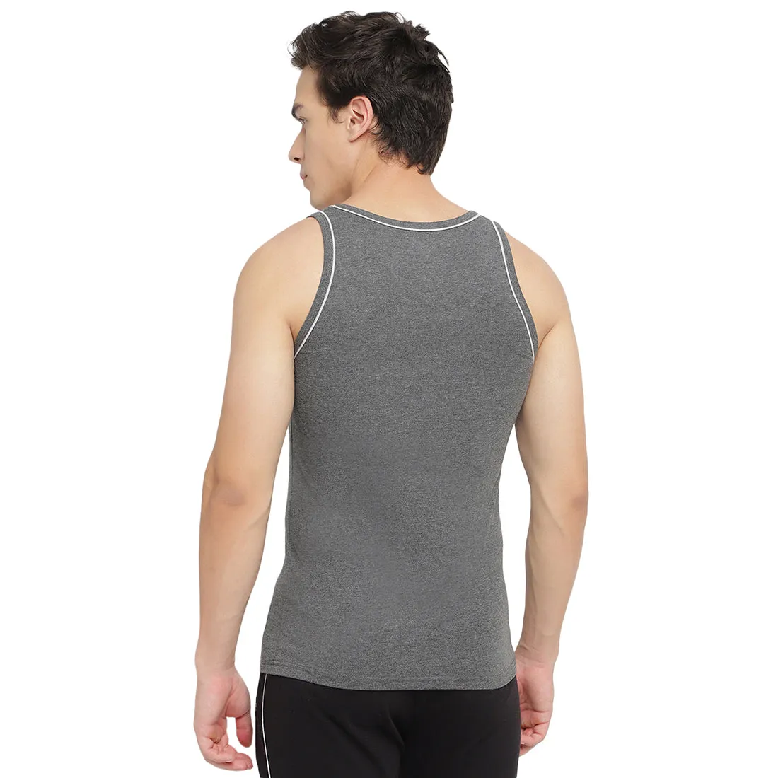 La Intimo 100% Cotton Innerwear Vest for Men