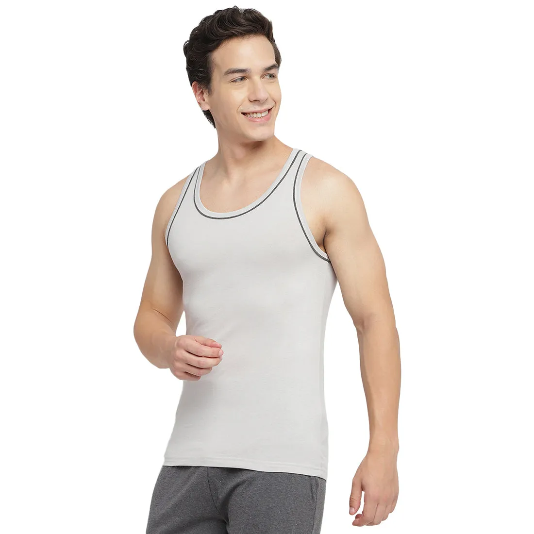 La Intimo 100% Cotton Innerwear Vest for Men